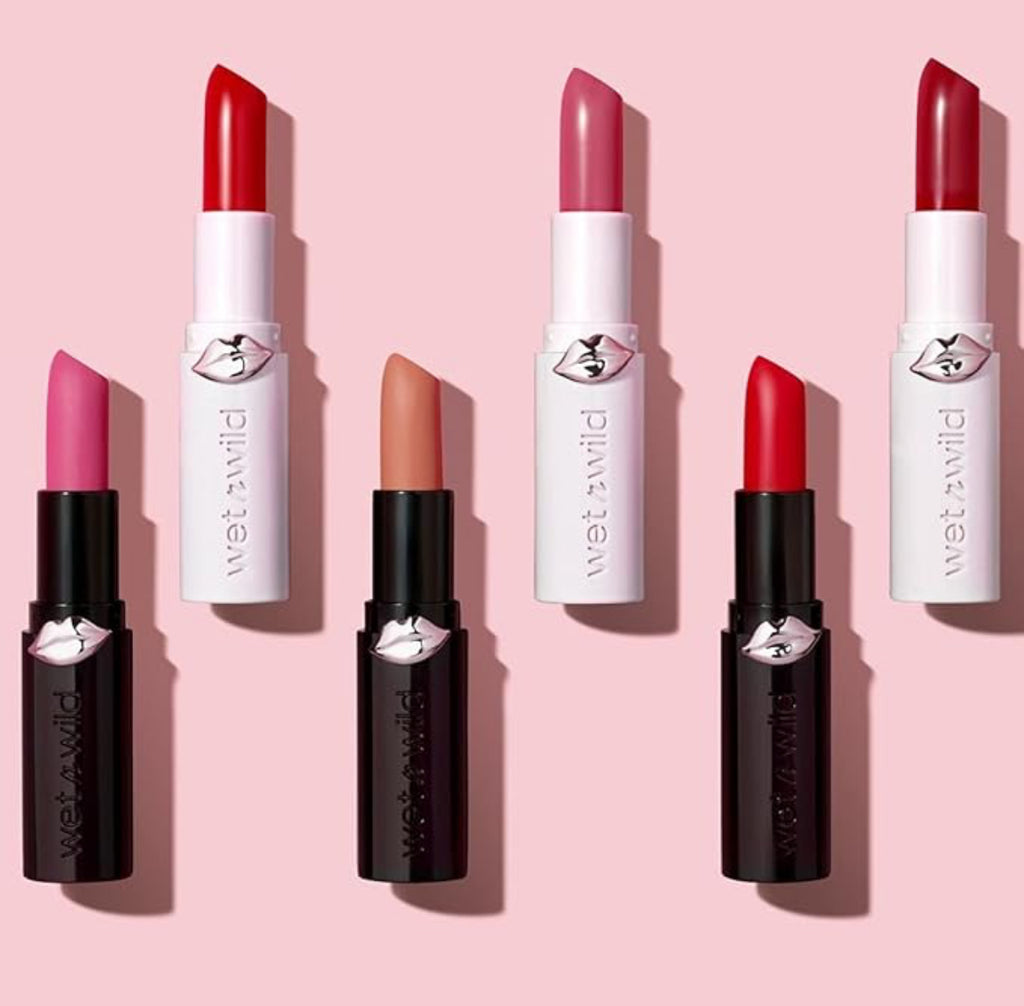 Megalast Long-Lasting Moisturizing Lipstick with Microspheres Natural Marine Plant Extracts Coenzyme Q10 & Vitamins A E for Hydrated Shine Finish